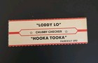 Vtg Jukebox Title Strip Chubby Checker Loddy Lo hooka Tooka 1963 Parkway Records