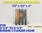 Cylinder Engine Hone 2-1 2  To 5-1 2 Honing Machine   4x Stones  1x Diamond Ston