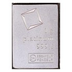 Lot Of 5 - 1 Gram Platinum Bar  9995 Fine Bar Valcambi Suisse Combibar   