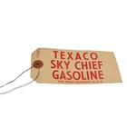 1954 Texaco Sky Chief Gasoline Tag Unused 5  X 2 1 2  The Texas Company 