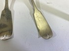 Antique Tifft   Whiting Nyc Coin Silver Spoon Lot Circa 1860 Monogram  sga  Ds63