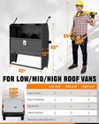 42 w X 60 h X 13 d Van Shelving W  Lockable Door hooks  For Transit  Promaster