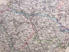 Original 1835 Antique Map Of Cheshire A Genuine Old J  c  Walker Engraving