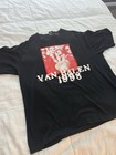 Van Halen 1988 U s  Tour Black T-shirt Size Xl Rock   Original Tour Shirt
