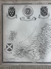 1838 Cornwall Original Antique Ornate Map By Thomas Moule