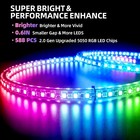 4pcs 14   15 5   17   Rgb Led Wheel Ring Light Fr Truck Car Rim Light App remote