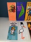 Vintage Greeting Card Lot Of 12 Tall Adult Theme Humor From 1969-1970 Hippie Era