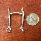 Rdlc Loose Ring Western Bit For One Sixth Scale  1 6  Marx Pancho Pony - Silver