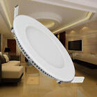 18w 15w 12w 9w 6w 3w Led Round Recessed Ceiling Flat Panel Down Light Slim 24w