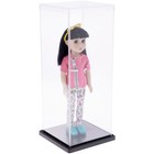 Expocase Plastic Folding Display Cover For Dolls 6 625  W X 6 625  D X 17 375  H