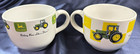 John Deere Tractor Large 24oz Mugs By Gibson Set Of 2 Vintage No Chips  Cracks