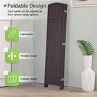 6 Panel Room Divider 5 6 Ft Tall Foldable Waterproof Indoor Outdoor Portable