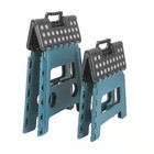 8 5  And 12 5  Foldable Step Stool Anti-slip Rubber Dot  2 Plastic Folding Step