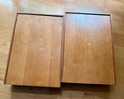 Pair Of Vintage Mid Century Modern Teak  Desk Tray Danish 15 X 11 X 5