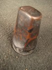 Antique Japanese Edo Era  c 1850  Hand Carved Wood Inkan Name Stamp