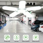 E27 Led Garage Light Bulb Deformable Ceiling Fixture Lights Workshop Lamp He