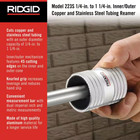 Ridgid 29983 223s Stainless Steel Pipe Reamer  1 4  - 1-1 4  Inner outer Reamer