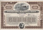 4 Color Set International Mercantile Marine Stock Certificate New Jersey Titanic