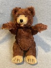 Vintage Steiff Germany Brown Mohair Articulated Stuffed Teddy Bear 11  No Tag