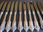 1  one   Wallace Grande Baroque Sterling Silver Flatware Dinner Knife-9 mint   