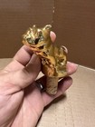 Mack Truck Ceramic Gold Colored Bulldog Wine Cork - Rare Rare Rare