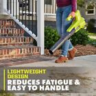 Ryobi  18v 90 Mph 250 Cfm Cordless Battery Leaf Blower sweeper With 2 0 Ah