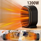 1200w Portable Electric Space Heater Small Ptc Ceramic Heater Fan Quick Heating