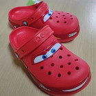 Kid   s Light-up Lightning Mcqueen Crocs Boys Girls Shoe Clog Disney C8-j3 Size   