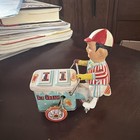 Vintage Ice Cream Vendor Wind-up Pedal Cart Tricycle Toy 260  ms405 China Works