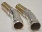 Used Sousaphone Bit Set-bright Silver Finish-possibly For A Eb Sousaphone     3
