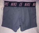 Nike Girl s Dry Training Shorts Gray   Pink Size Medium