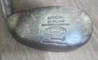 Antique Vintage Tom Stewart St  Andrews Hickory Wood Shaft Golf Club Niblick