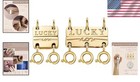 Elegant 14k Gold   Silver Plated Necklace Layering Clasp For Effortless Styling