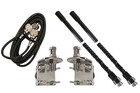Procomm Hsd995-3b Dual 3  Cb Antenna 3-way Mount Cable Kit 750w Fiberglass Black