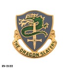 Idaho Military Academy   The Dragon Slayers   Us Army Jrotc Dui Crest Pin   New