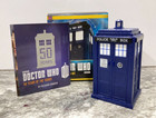 Bbc Doctor Who Light Up Tardis And Collectible Dalek   Book Mega Mini Kits 2012