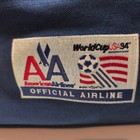 Vintage American Airlines Aa Worldcup Usa94 Carry On Luggage Tote Duffle Bag