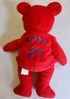 Bamm Beanos Sammy Sosa  21 Red Salvinos Collectible Bear Plush 1998