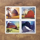 2021 Usps Sheet Of 100 Postcard Rate Stamps Barns 61  