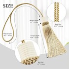 Curtain Tiebacks Rope Modern Tie Backs For Curtains Decorative Tieback Drapes   
