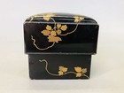 Y6437 Box Makie Container Case Japan Antique Incense Fragrance Aromatherapy