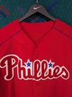 Team Issue Philadelphia Phillies  33 Ricky Ledee Autographed Game Worn Jersey 