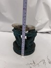 Green Chinese Kissing Dragon Oil Burner Ceramic Tea Candle Holder