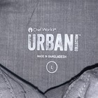 Chef Works Urban Collection Gray Single Breasted Chef Coat Long Sleeve Button