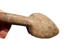 Native American   Small Snake Turtle Head Primitive Antique Carved Wooden Spoon