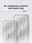 304 Stainless Steel Air Conditioner Outdoor Unit Drain Pan With Drain Pipe