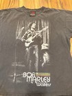 Vintage Bob Marley And The Wallers Faded Black Ss T Shirt Size Large 
