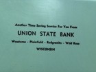 Vintage Union State Bank Wi Plastic Coin Sorter Home Budget Savings Bank Gerett