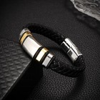 Men Women Vintage Braided Genuine Leather Bracelet Wristband Bangle 8 5 