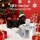 2 8gal 11l Cordless Dog Water Fountain For Large Dogs Petsamuse 5000mah Battery